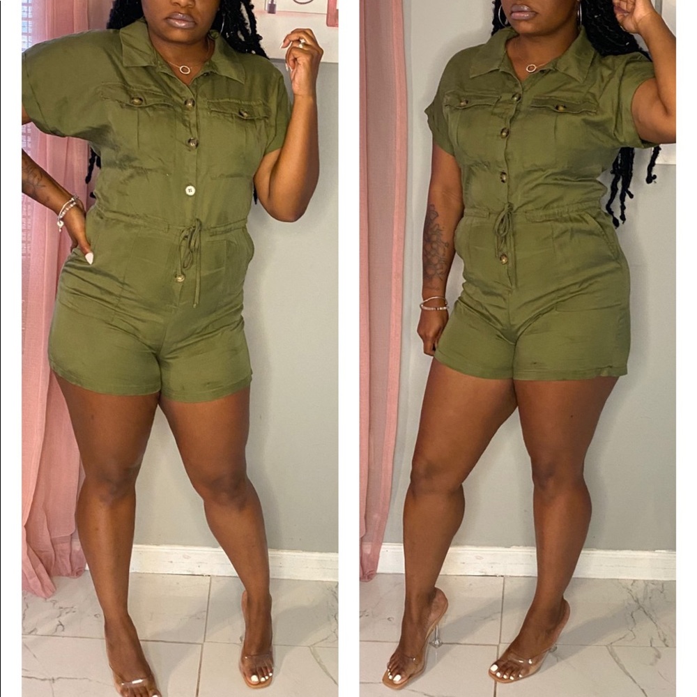 Mimosa Ready Romper Olive